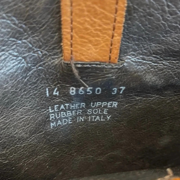 Boemos Brown Chestnut Genuine Leather Riding Boots size 37 / 6.5 - 7 - Picture 9 of 10